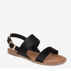 Black Journee Collection Lavine Sandals